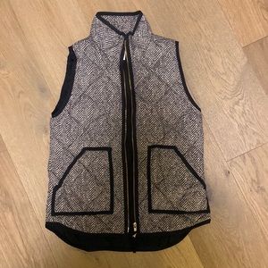 J Crew quilted puff vest